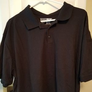 511 Tactical Mens black polo shirt